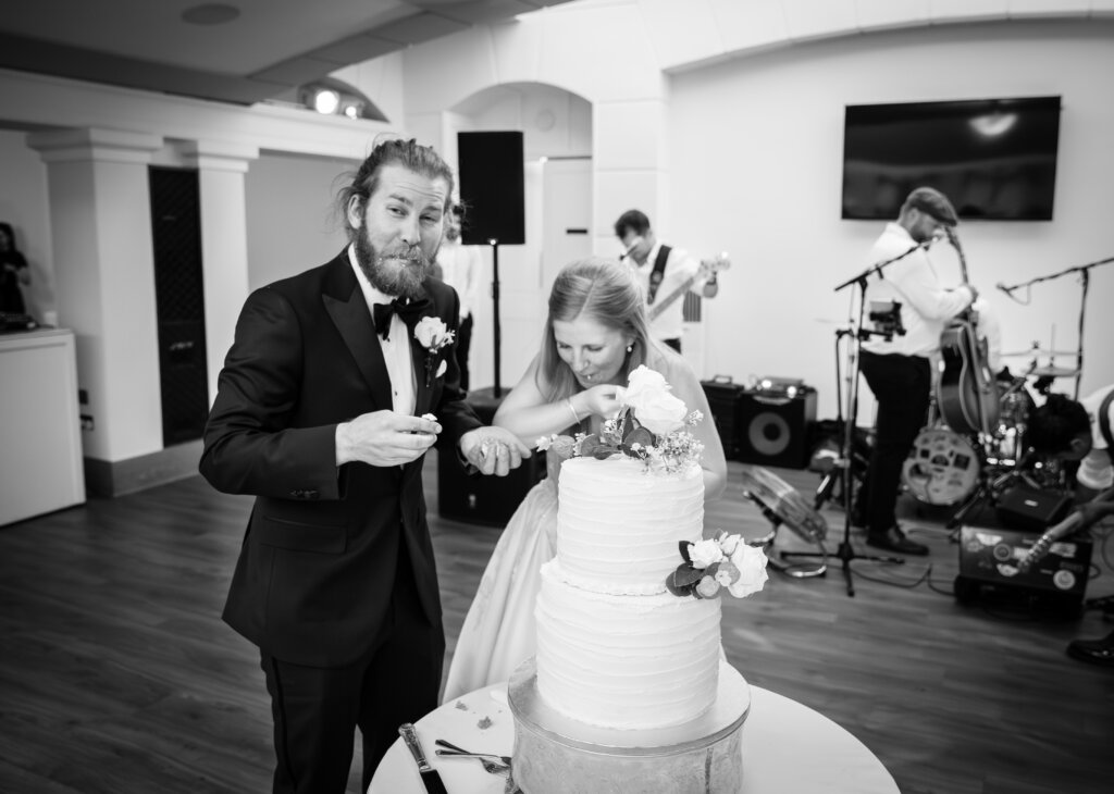 cake, cut, cutting, fun, laughter, wedding, bride, groom,
