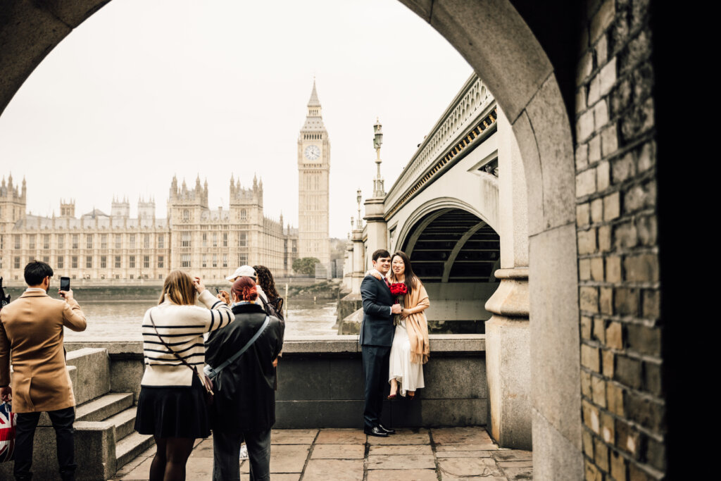 Bride & Groom photo Parliament.